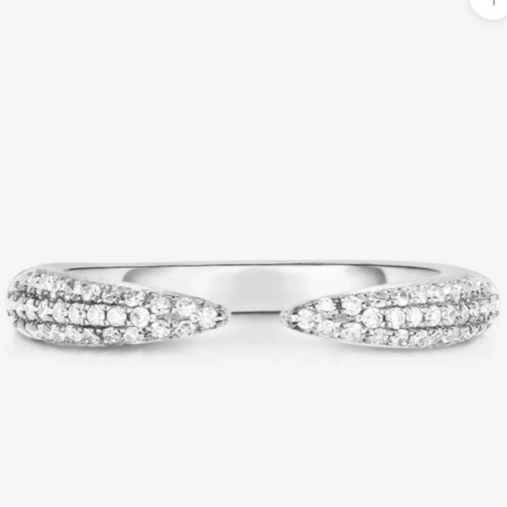 Ring Concierge Triple Row Diamond Claw Ring - Picture 2 of 4